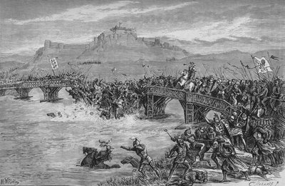 La Batalla del Puente de Stirling, 11 de septiembre de 1297, c1880 de Unbekannt