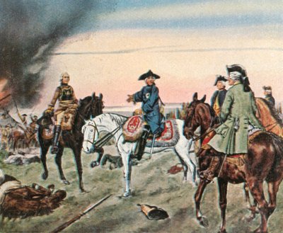 La Batalla de Zorndorf, 25 de agosto de 1758, 1936 de Unbekannt