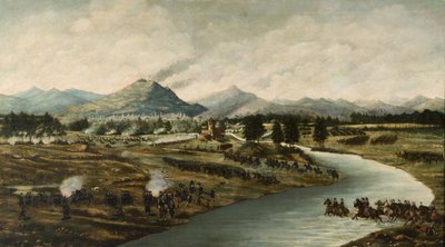 La batalla del Alma el 20 de septiembre de 1854, c. 1875 de Unbekannt