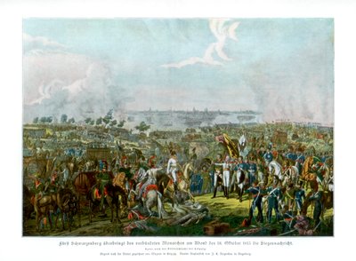 La Batalla de las Naciones en Leipzig, Alemania, 18 de octubre de 1813, 1900 de Unbekannt