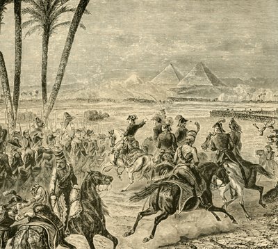 La Batalla de las Pirámides, 1798, 1890 de Unbekannt