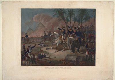 La batalla de las Pirámides, 1800 de Unbekannt