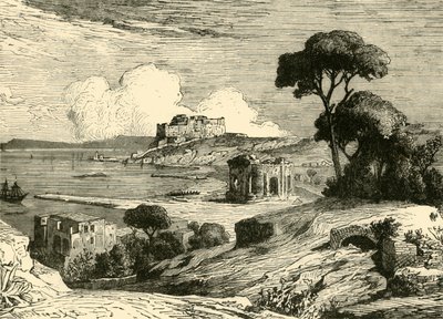La Bahía de Bale, con Ruinas de Villas Romanas, 1890 de Unbekannt