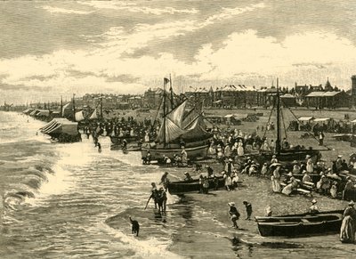 La Playa, Yarmouth, 1898 de Unbekannt