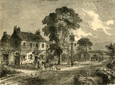 La Posada Bell, Kilburn, 1750, c1876 de Unbekannt