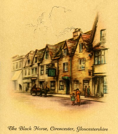 El Caballo Negro, Cirencester, Gloucestershire, 1936 de Unbekannt