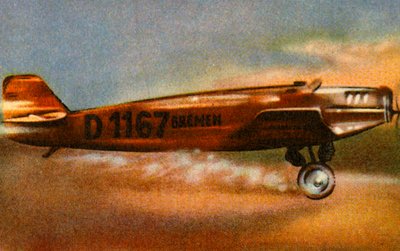 El Bremen Junkers W 33 sale del Aeródromo de Baldonnel, Irlanda, 12 de abril de 1928, 1932 de Unbekannt