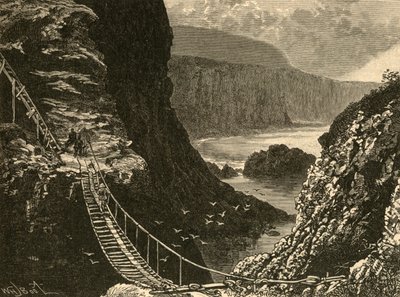 El Puente, Carrick-A-Rede, 1898 de Unbekannt