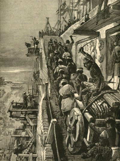 La Construcción de Babel, 1890 de Unbekannt