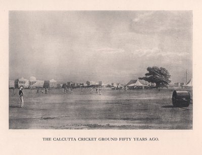 El Campo de Cricket de Calcuta, India de Unbekannt