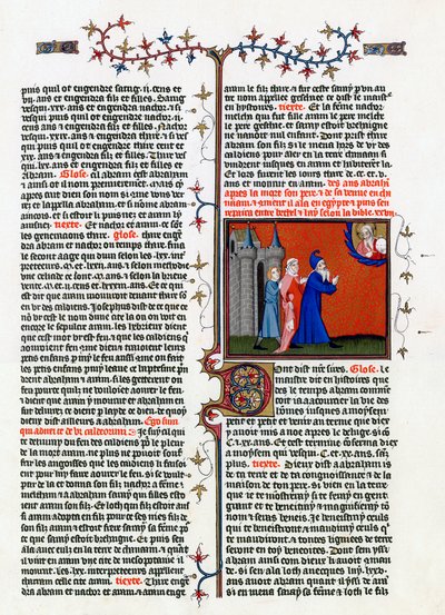 La llamada de Abraham, principios del siglo XV de Unbekannt