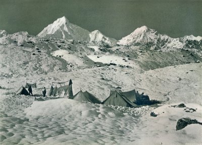 El campamento bajo Jongsong La, c. 1903 de Unbekannt