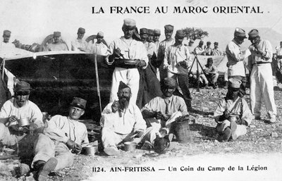 El campamento de la Legión Extranjera, Ain Fritissa, Marruecos, siglo XX de Unbekannt