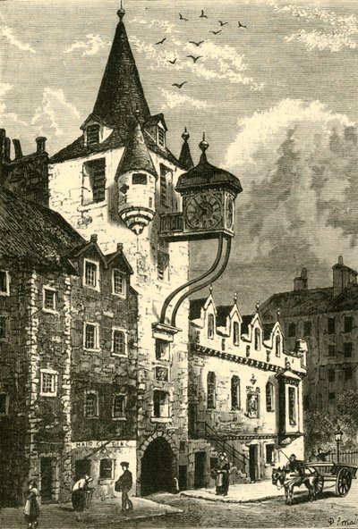 El Canongate Tolbooth, Edimburgo, 1890 de Unbekannt