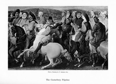 Los peregrinos de Canterbury de Unbekannt