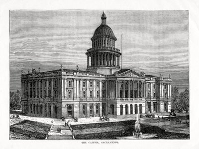 El Capitolio, Sacramento, California, EE.UU., 1877 de Unbekannt