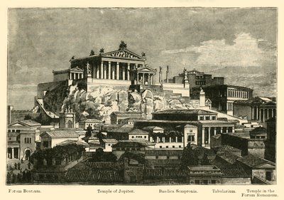 El Capitolio, desde el Monte Palatino (restauración), 1890 de Unbekannt