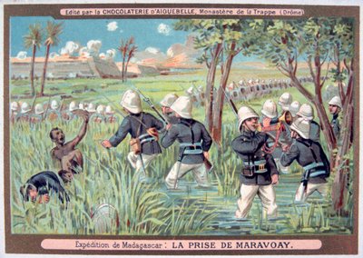 La captura de Marovoay, Madagascar, 1895 de Unbekannt