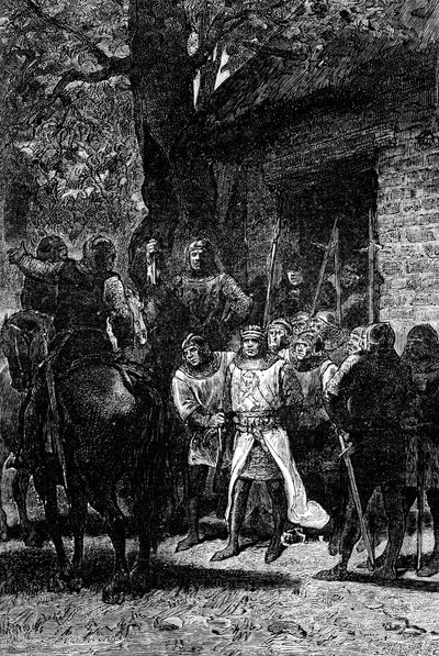 La captura de Ricardo Corazón de León, 1192 de Unbekannt