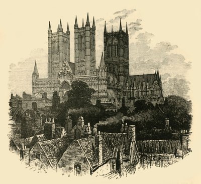 La catedral, desde el suroeste, 1898 de Unbekannt