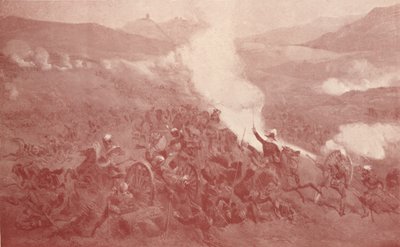 La carga de caballería en Balaclava, 1854 1909 de Unbekannt