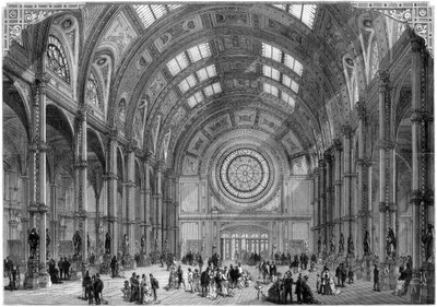 El Salón Central, Alexandra Palace, Londres, 1875 de Unbekannt
