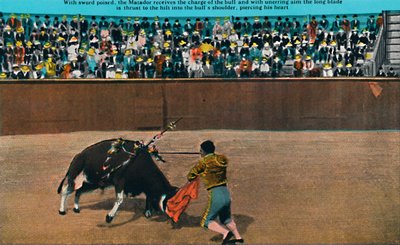 El desafío del matador, Plaza de Toros, c1939 de Unbekannt