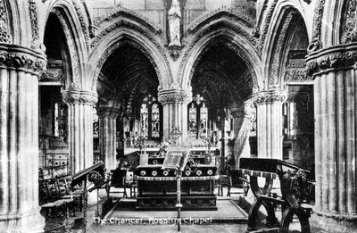 El Presbiterio, Capilla Rosslyn, Midlothian, Escocia, siglo XX de Unbekannt