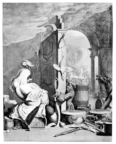 El Bruto Encantador, Una sátira sobre Handel, 1754 de Unbekannt