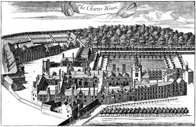 El Hospital Charter House, Londres, 1775, 1893 de Unbekannt