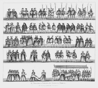 El bautizo del Príncipe Arturo, 24 de septiembre de 1486 de Unbekannt