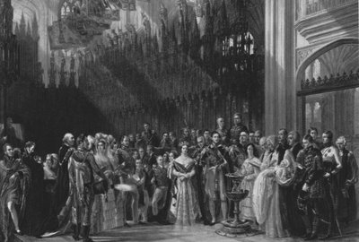 El bautizo del Príncipe de Gales, 25 de enero de 1842, 1901 de Unbekannt