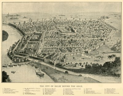 La Ciudad de Delhi Antes del Asedio, 1901 de Unbekannt