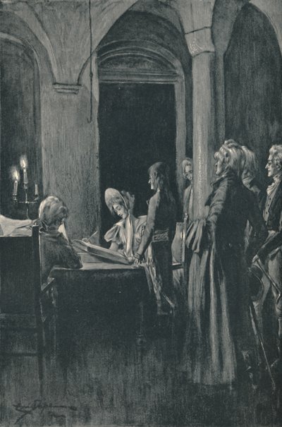 El matrimonio civil de Napoleón y Josefina, 9 de marzo de 1796, 1896 de Unbekannt