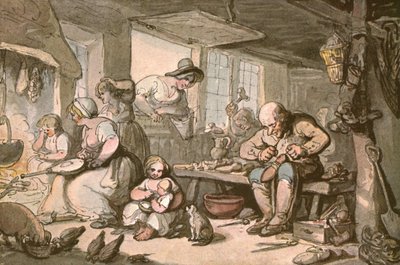 La feliz familia de los zapateros, c1900 de Unbekannt