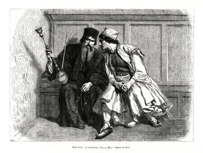La confesión, Monte Athos, norte de Grecia, 1886 de Unbekannt