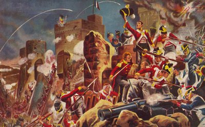 Los Rangers de Connaught. La captura de la Ciudadela en Badajoz, 1812, 1939 de Unbekannt