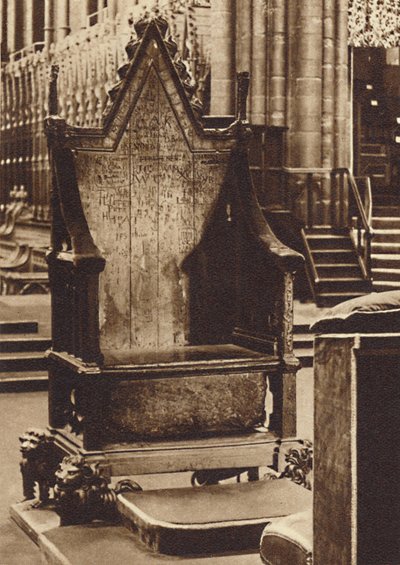 La Silla de Coronación y la Piedra de Scone de Unbekannt