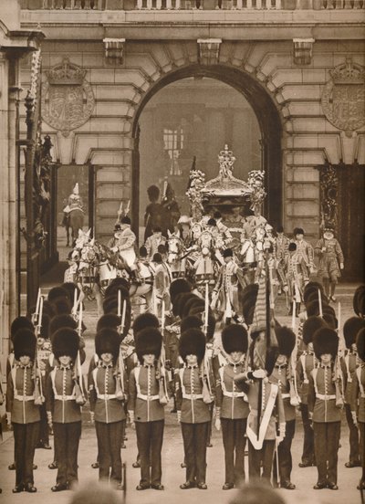 La procesión de coronación a la abadía, 1937 de Unbekannt
