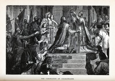 La coronación de Carlomagno, 1882 de Unbekannt