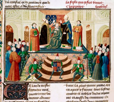 La coronación de Enrique IV de Inglaterra (detalle) de Unbekannt