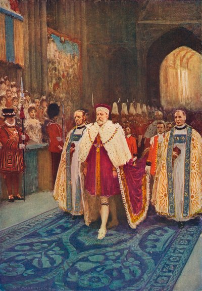 La coronación del Rey Eduardo VII y la Reina Alexandra, 1902 1906 de Unbekannt