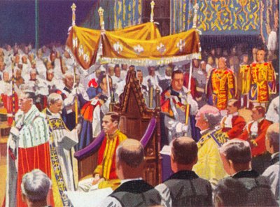 La coronación del Rey Jorge VI 1895-1952, 12 de mayo de 1937 de Unbekannt
