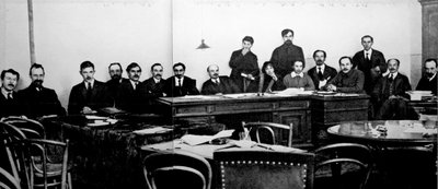 El Consejo de los Comisarios del Pueblo, Rusia, c1917-c1918 de Unbekannt