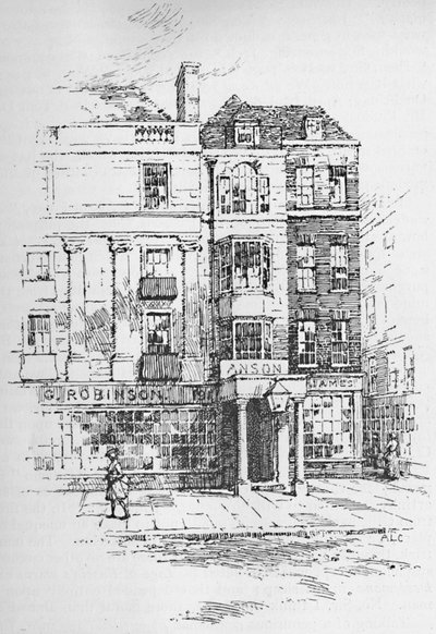 La taberna Crown and Anchor, 1907 de Unbekannt