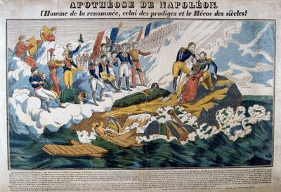La gloria coronada de Napoleón, siglo XIX de Unbekannt