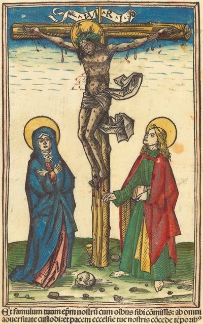 La Crucifixión, c. 1490-1500 de Unbekannt
