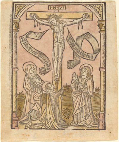 La Crucifixión, c. 1500 de Unbekannt