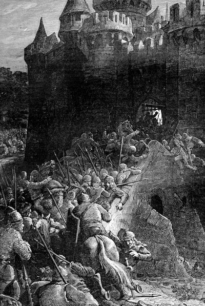 La disputa de los cruzados de Unbekannt