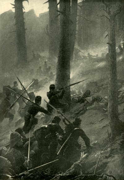 El atrevido ataque en el Spingawi Khotal, 2 de diciembre de 1878, 1901 de Unbekannt